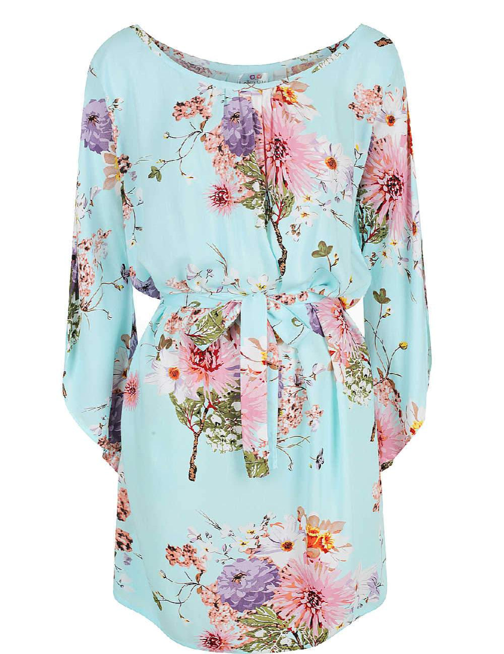 short-summer-dress-floral-print-blue-pink-mauve-white