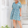 short-summer-dress-green-floral-daisy