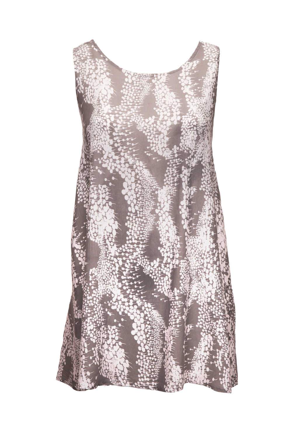 short-summer-dress-grey-white-floral-design