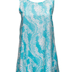 short-summer-dress-sky-blue-white-floral-design