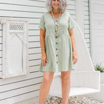 short-summer-dress-green