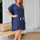 short-summer-kaftan-dress-blue-white-polka-dots