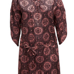 summer-beach-dress-black-terracotta-circle-geometric-design