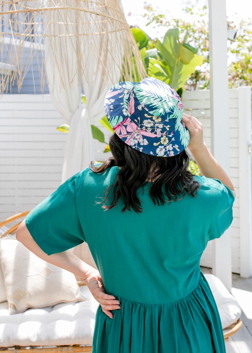 womens-bucket-hat-tropical-floral-print-cotton