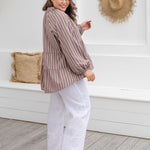 womens-casual-plus-size-summer-top-mocha-white-stripe