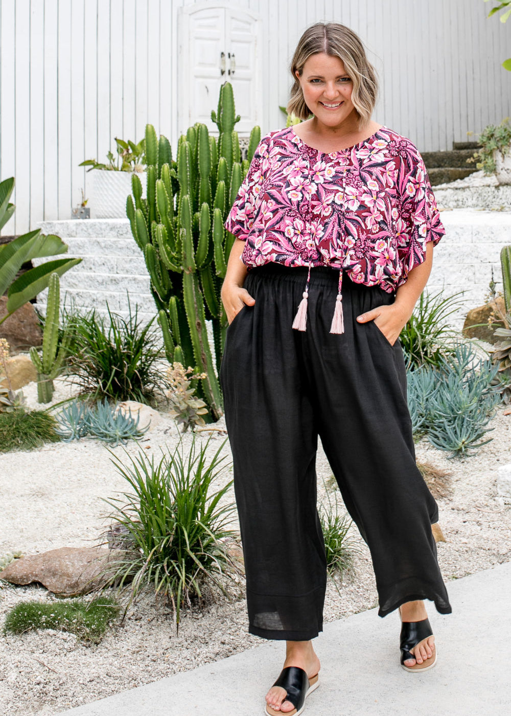    womens-long-pants-cotton-black
